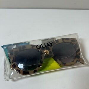 QUAY x SHAY Jinx Nomadchic Mitchell Sunglasses Desert Leopard MCM Glasses EUC